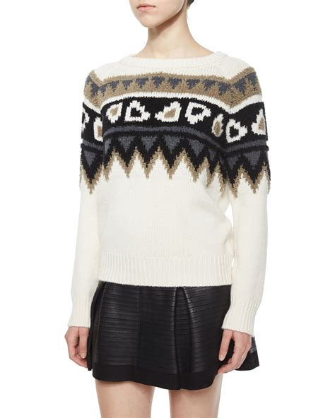 burberry fair isle sweater|Burberry Long.